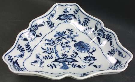 Blue Danube (New 2002 Production) 8" Triangle Candy Dish
