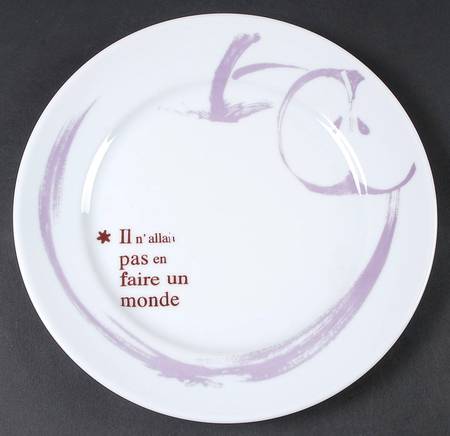 French Accent Dinner Plate