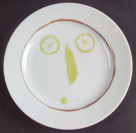 French Accent Salad Plate