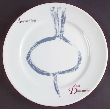 French Accent Dinner Plate