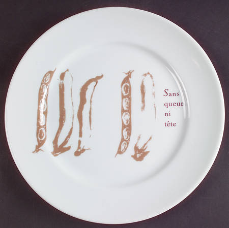 French Accent Dinner Plate