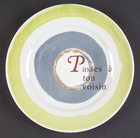 French Accent Dinner Plate