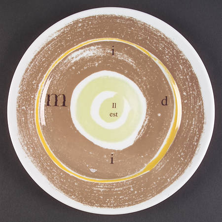 French Accent Dinner Plate