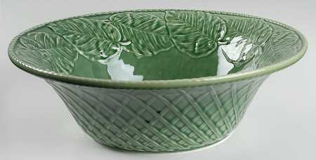 Leaf Service Green 12" Large Salad Serving Bowl
