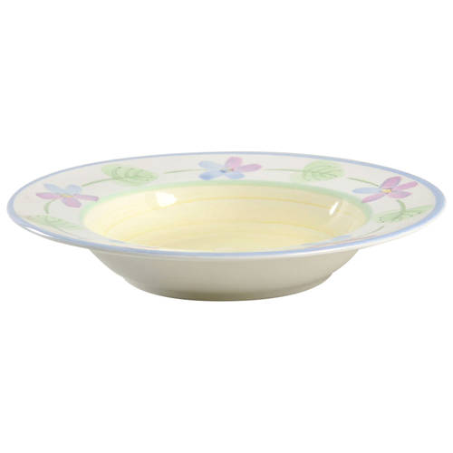 Summer Sorbet Large Rim Soup Bowl
