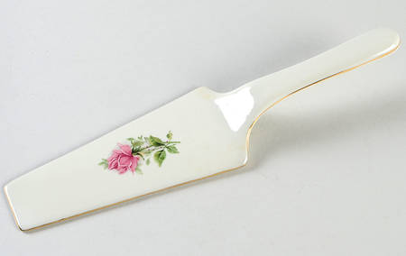 Victorian Rose Solid Ceramic Pie/Cake Server