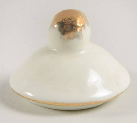 Victorian Rose Lid for Miniature Teapot
