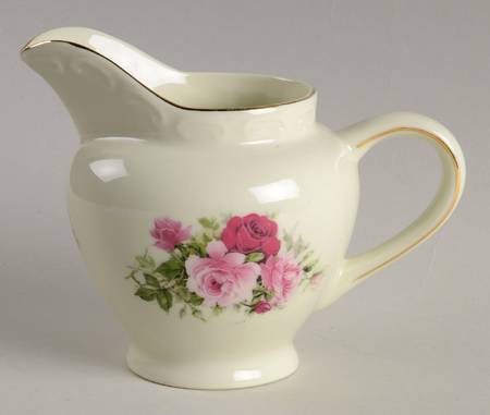 Victorian Rose Creamer by Baum Brothers