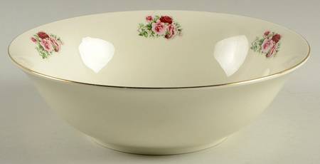 Victorian Rose 9" Round Vegetable Bowl by Baum Brothers