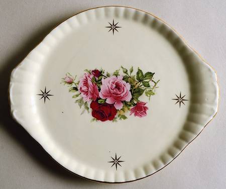 Victorian Rose Miniature Tray by Baum Brothers