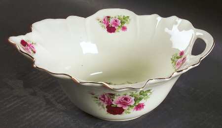 Victorian Rose 8" Leaf Bowl by Baum Brothers