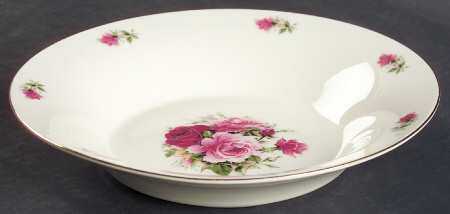 Victorian Rose Coupe Soup Bowl by Baum Brothers