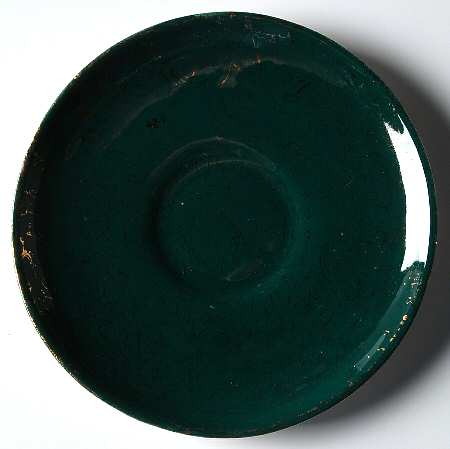 Surf Ballet (Dark Green & Gold) Saucer