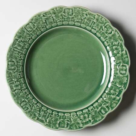 Green Grape Leaf Salad/Dessert Plate
