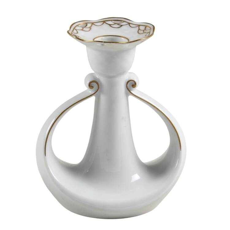 Akjaer (White Background) 5" Candlestick