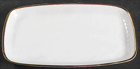 Akjaer (White Background) 10" Rectangular Tray