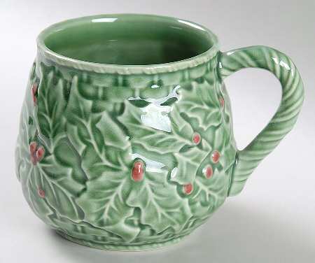 Holly (Christmas Holly) Mug by Bordallo Pinheiro