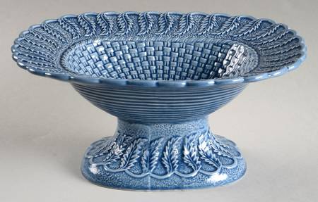 Basketweave Blue Footed Centerpiece
