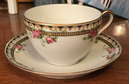 BOJ53 Flat Cup & Saucer Set