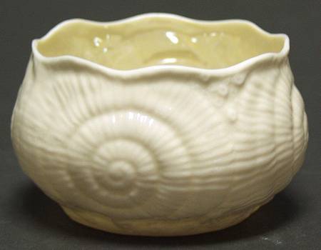 Toy Shell Yellow Open Sugar Bowl
