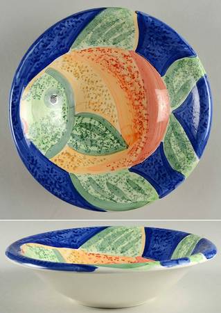 Gone Fishing Coupe Soup Bowl