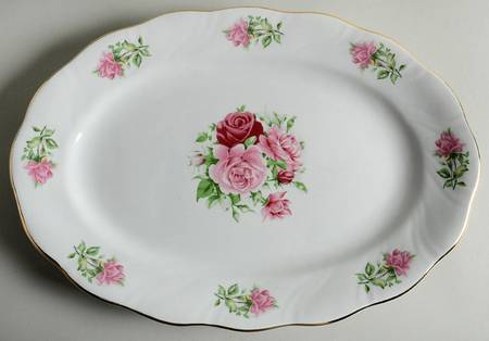 Maria (China) 13" Oval Serving Platter