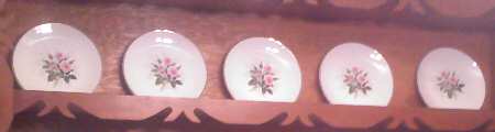 Rose Bouquet Dinner Plate