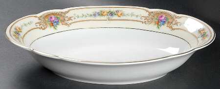 BLK94 10" Oval Vegetable Bowl