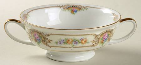 BLK94 Footed Cream Soup Bowl