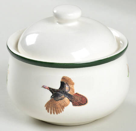 Wild Turkey Sugar Bowl & Lid