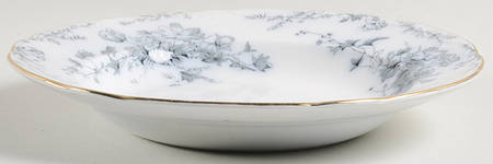 Anemone (Gold Trim) Large Rim Soup Bowl