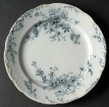 Anemone (Gold Trim) Bread & Butter Plate