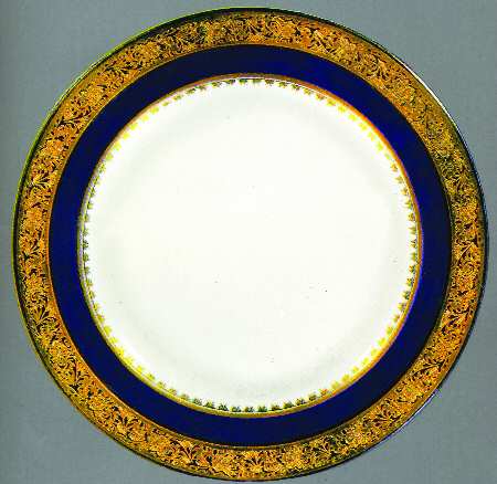 Paris (Encrusted) Dinner Plate
