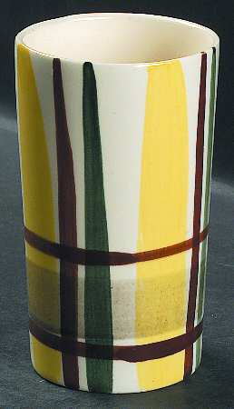 Highland Plaid Tall China Tumbler