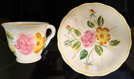 BRP91 Footed Cup & Saucer Set