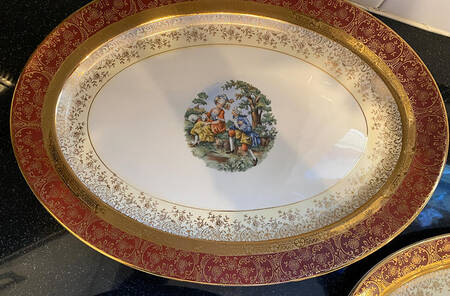 BRM4 14" Oval Serving Platter