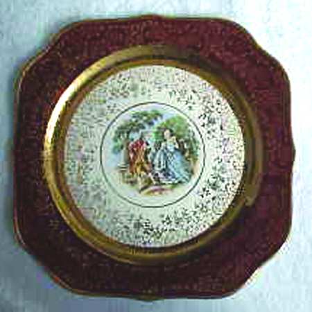 BRM4 Square Salad Plate