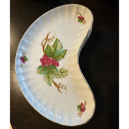 May Wine Crescent Salad Plate