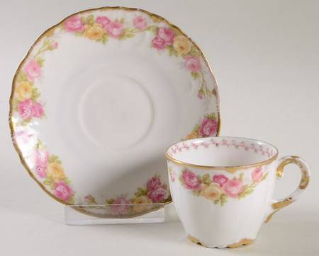BWD96 Flat Demitasse Cup & Saucer Set