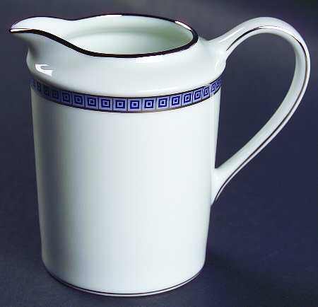 Athena Platinum Navy Creamer