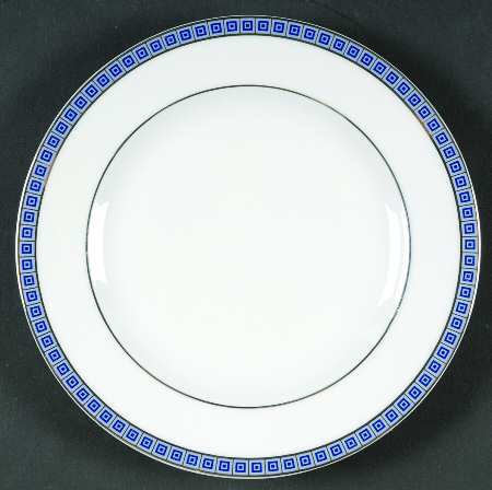 Athena Platinum Navy Bread & Butter Plate