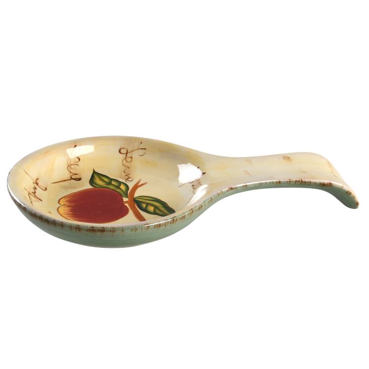 Fruit Writing Spoon Rest/Holder (Holds 1 Spoon)