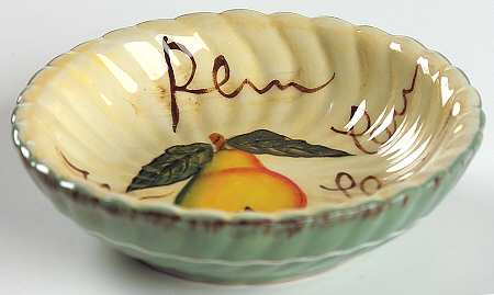 Fruit Writing Individual Dip Dish