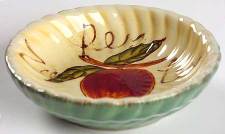 Fruit Writing Individual Dip Dish