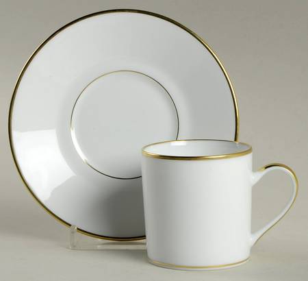 Palmyre Flat Demitasse Cup & Saucer Set