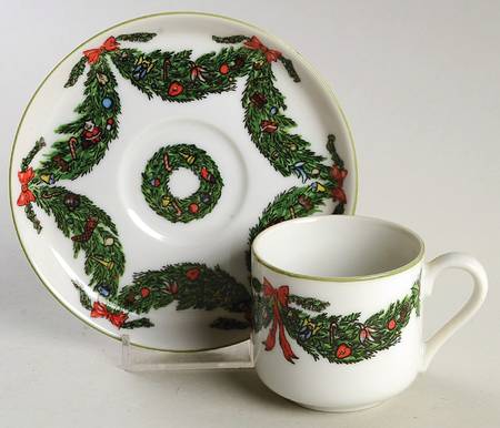 BRR9 Flat Demitasse Cup & Saucer Set