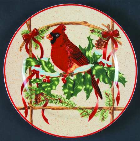 Festive Ribbon Salad/Dessert Plate