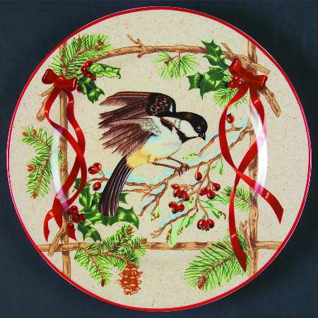 Festive Ribbon Salad/Dessert Plate