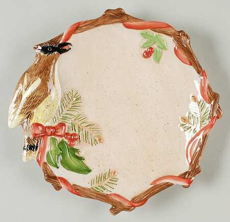 Festive Ribbon Open Candy Dish