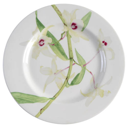 White Orchid Salad/Dessert Plate